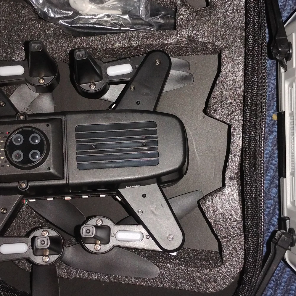 Black Drone with Camera